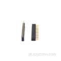Conector fêmea usinado de 1,27 mm em linha reta 24P
